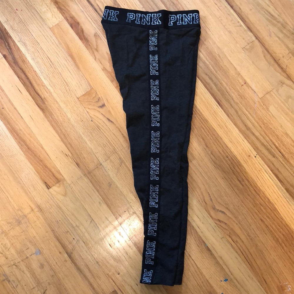 PINK leggings dark grey